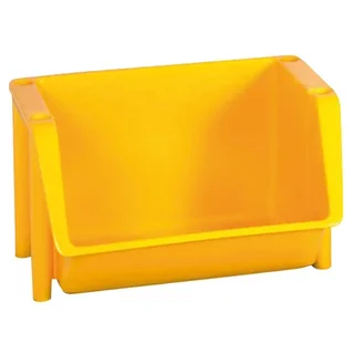 Bac de Rangement Empilable 18 Litres - Couleur Jaune