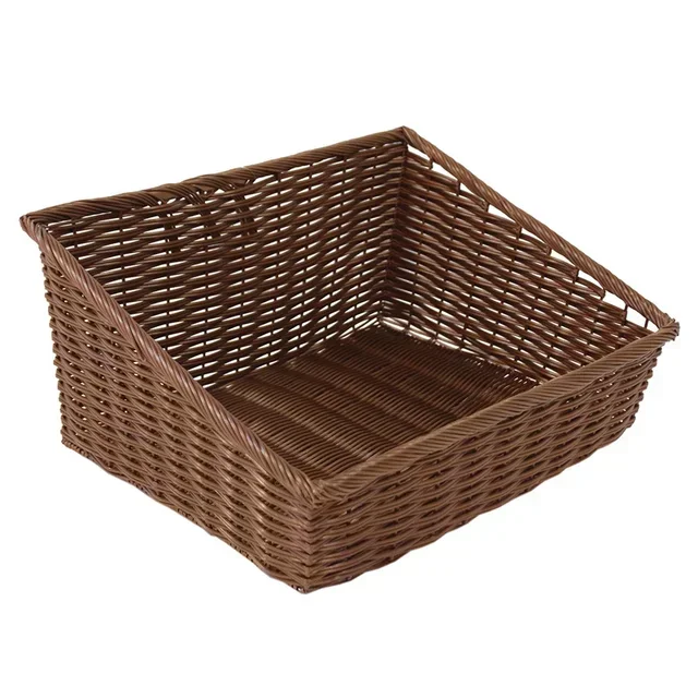 Bac de Rangement Plastique Chocolat Polypropylène - Longueur 500 mm