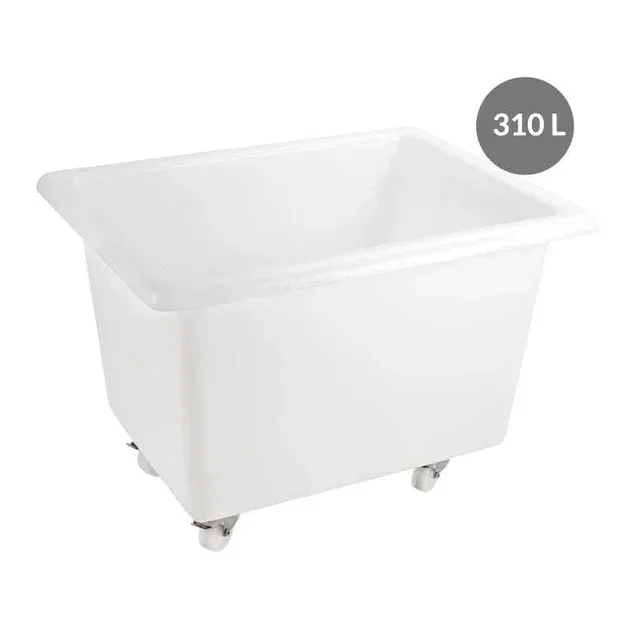 Bac de Rangement Profond 310 Litres - 4 Roues dont 2 Pivotantes avec Freins