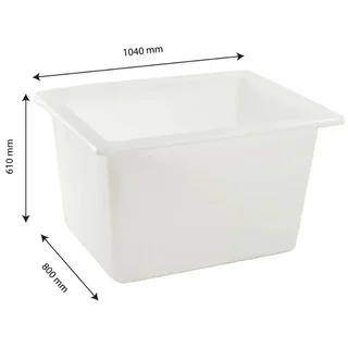 Bac de Rangement Profond 310 Litres - Blanc