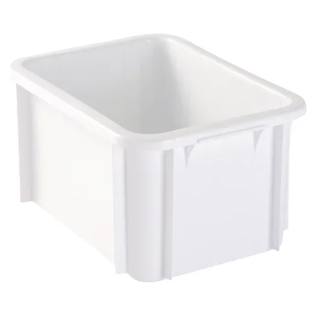 Rectangular Storage Bin 15 Liters White