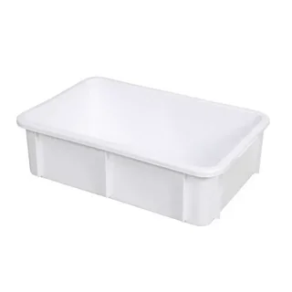Bac de Rangement Rectangulaire 25 Litres - Blanc