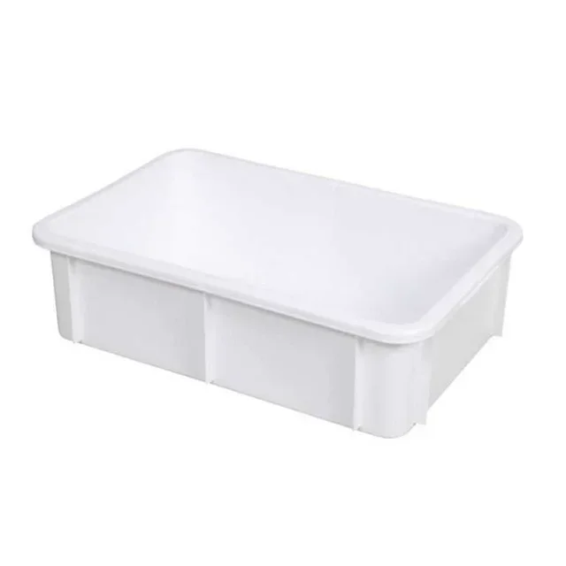 Rectangular Storage Bin 25 Litres White
