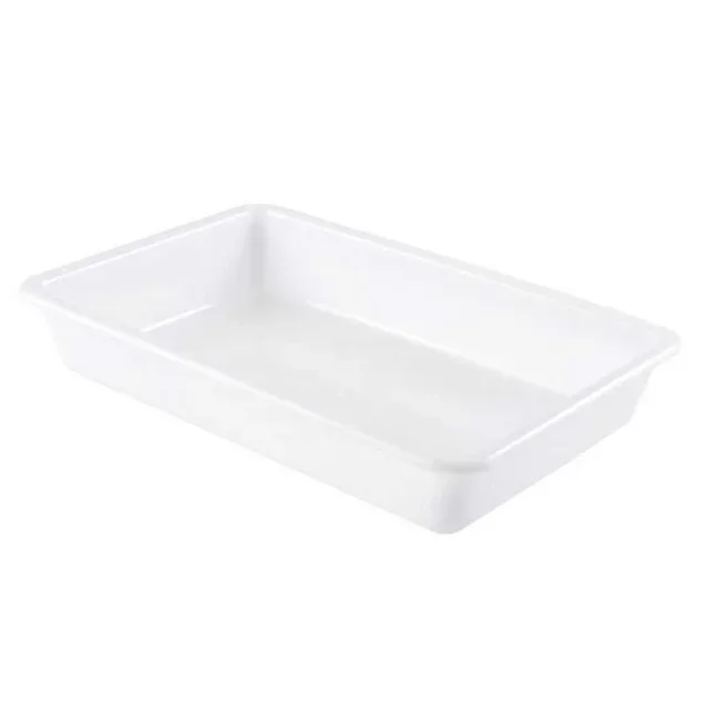 Flat Storage Container 5 Litres White