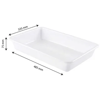 Flat White Storage Container 8 Litres