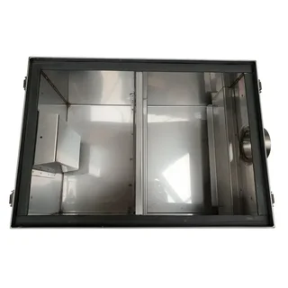 Caixa de Retenção de Gordura em Aço Inoxidável - Capacidade 38 Litros