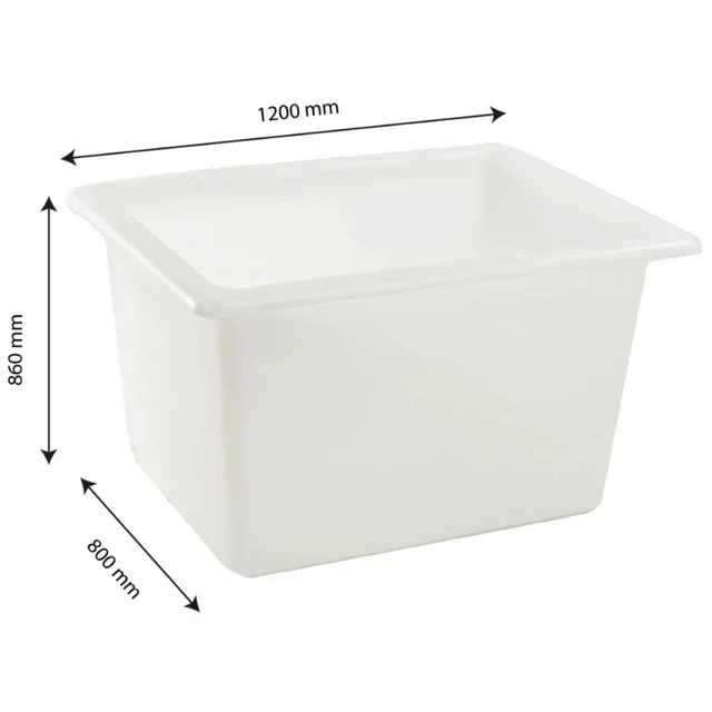 Cuba de Retención 500 Litros - Polietileno Blanco