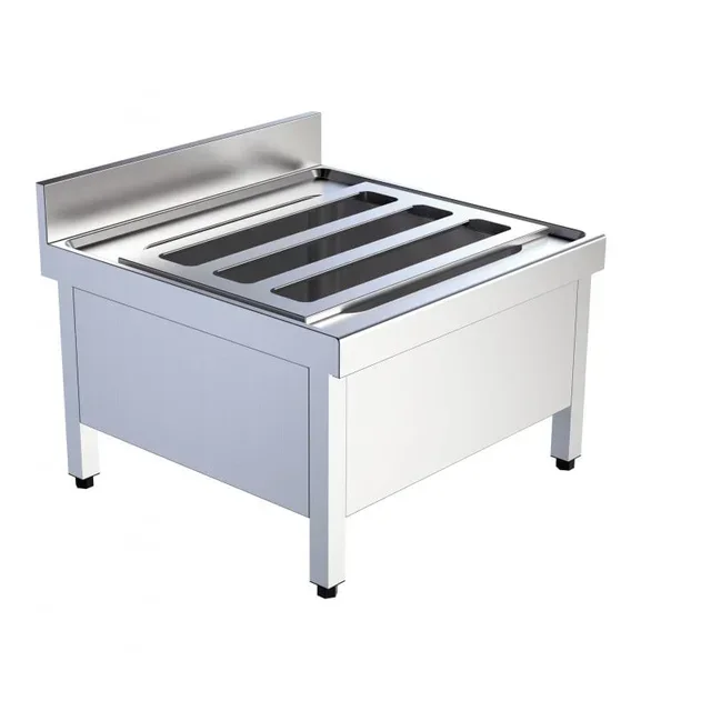 Retention Tray with Overflow Spout - Dimensions 600 x 600 mm