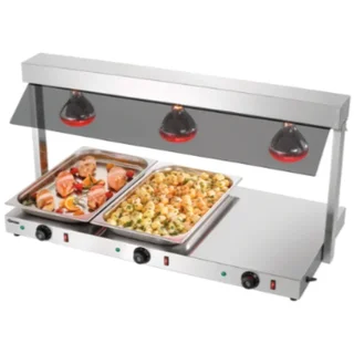 Puente Térmico 3 Cubetas Gastronorm 1/1 - Mantenimiento Caliente Profesional