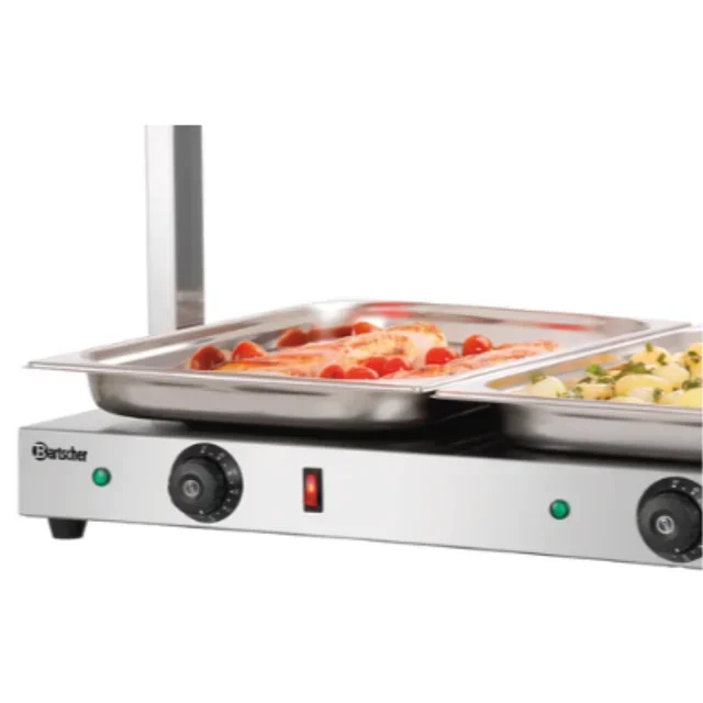 Puente Térmico 3 Cubetas Gastronorm 1/1 - Mantenimiento Caliente Profesional