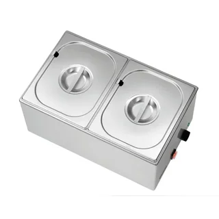Professional Bain-Marie 2 Gastronorm 1/2 Pans