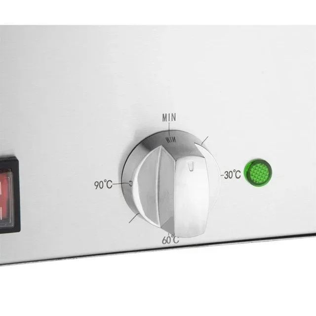 Bain-Marie Professionnel 2x GN 1/3 + 2x GN 1/6 - 4 Bacs Gastronorm Inclus