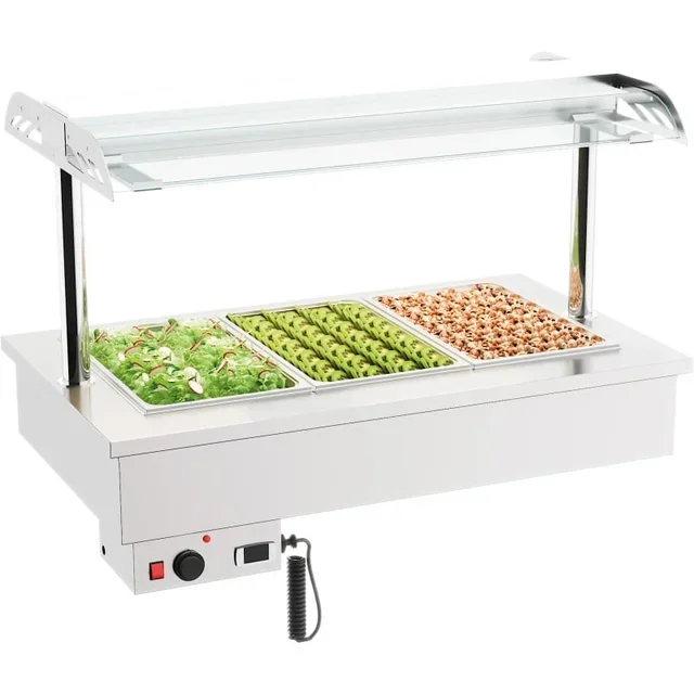 Professional Built-in Bain-Marie 3 GN 1/1 Pans