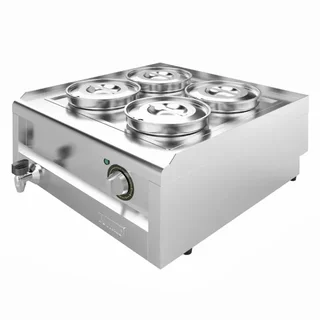 Bain-Marie Professionnel GN 1/4 - 4 Pots - Gamme Série 600