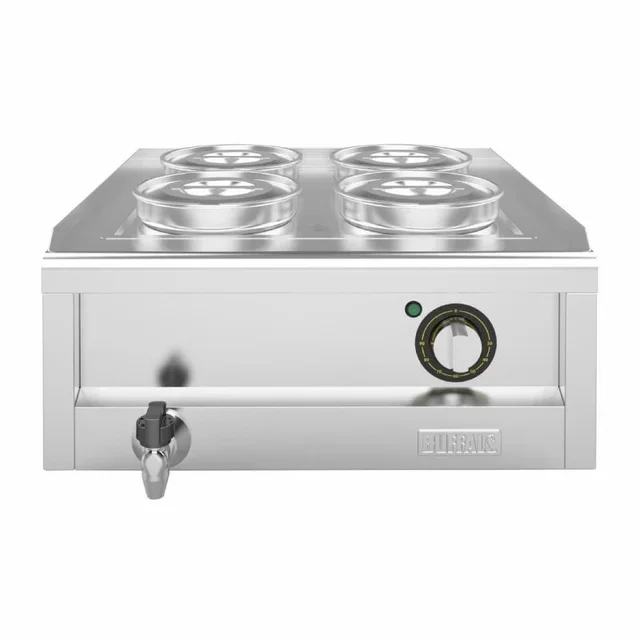 Bain-Marie Professionnel GN 1/4 - 4 Pots - Gamme Série 600