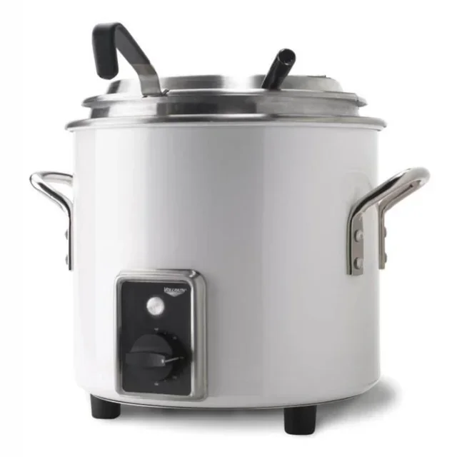 Olla Baño María Profesional - 10,4 Litros - Esmaltada Blanca