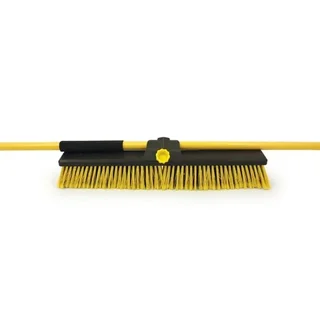 Construction Bulldozer Broom Double Action 610 mm - Soft and Stiff Bristles