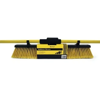 Construction Bulldozer Broom Double Action 610 mm - Soft and Stiff Bristles