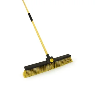 Construction Bulldozer Broom Double Action 610 mm - Soft and Stiff Bristles