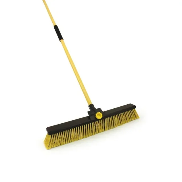 Construction Bulldozer Broom Double Action 610 mm - Soft and Stiff Bristles