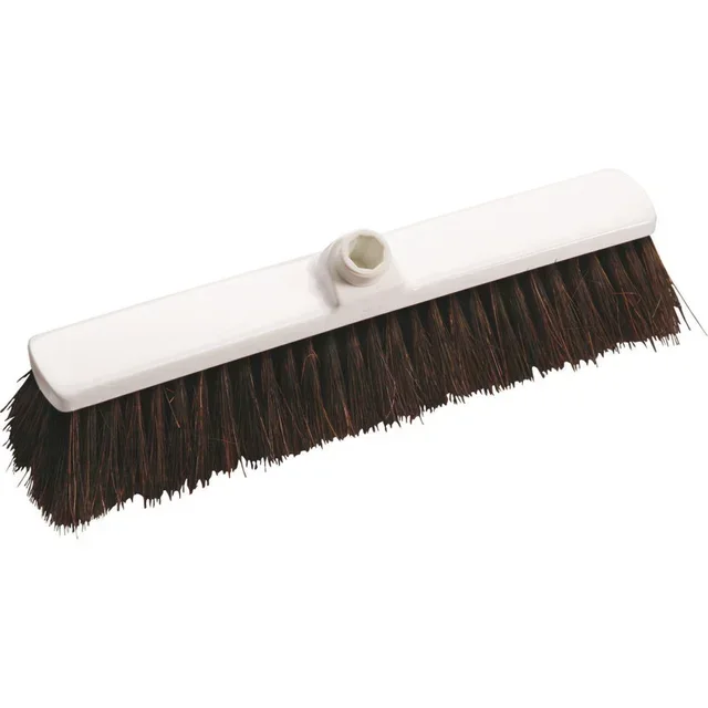 Scopa a Forcella con Fibre Semirigide, Colore Nero