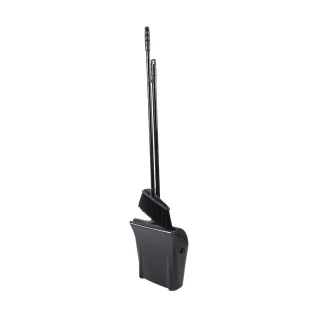 Black Dustpan and Brush - Cleaning Set