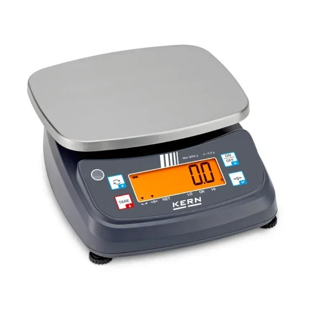 Table Scale Waterproof IP68/IP69K - Capacity 3 kg - Metrology Certified