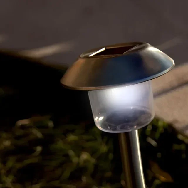 Pack of 8 Alesia Solar Bollards for Outdoor Lighting