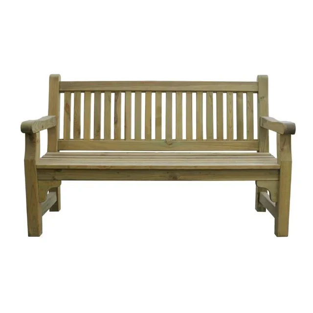 Natural Wood Garden Bench for Patio and Outdoor
