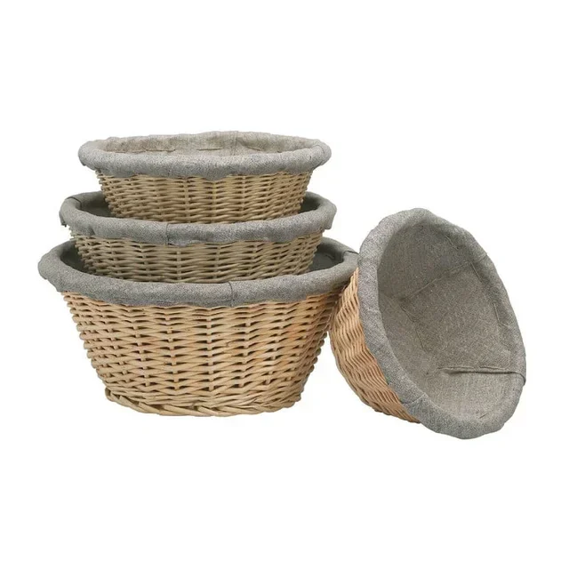 Round Woven Willow Proofing Basket - 500g