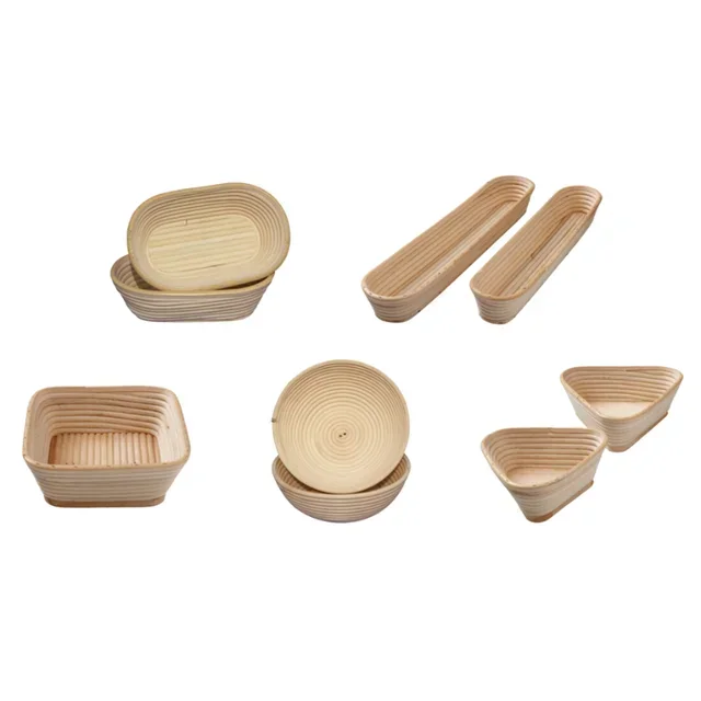 Triangular Rattan Proofing Basket - 500g