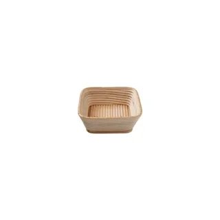 Square Rattan Banneton for Fermentation - 1 Kg Capacity