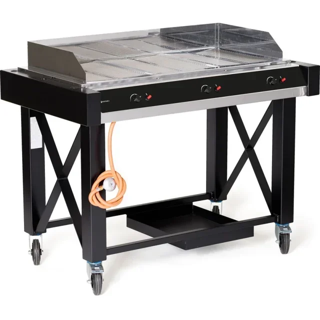 Atlanta Stainless Steel 3 Burner Gas BBQ - Garden Grill