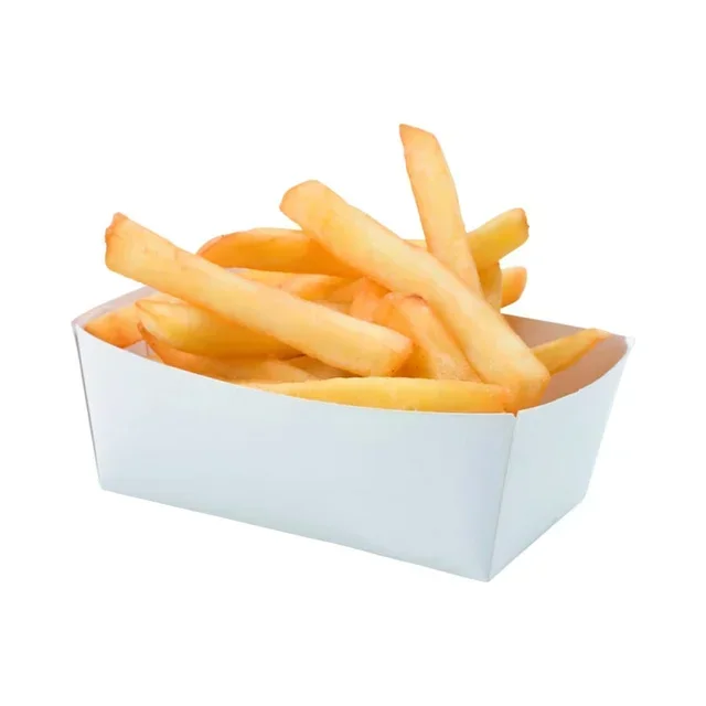 Cardboard French Fries Tray - Size 100 x 60 mm - 250 Units