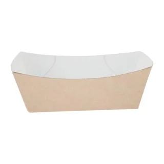 Barquette Kraft Compostable 87x124 mm - Lot de 500 - Petite Emballage Alimentaire Écologique