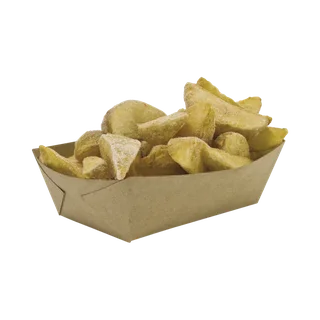 Pommes-Frites-Schale Kraftpapier 10x6 cm - 250 Stück