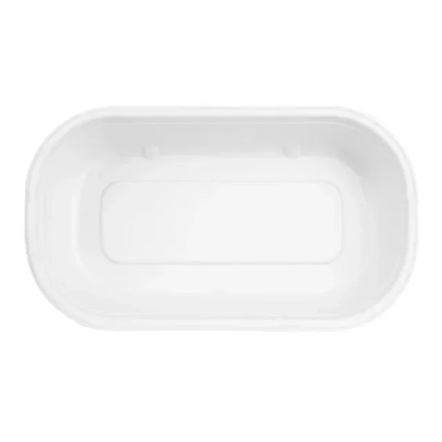 Barquette Ovale en Bagasse - 850 ml - Lot de 100