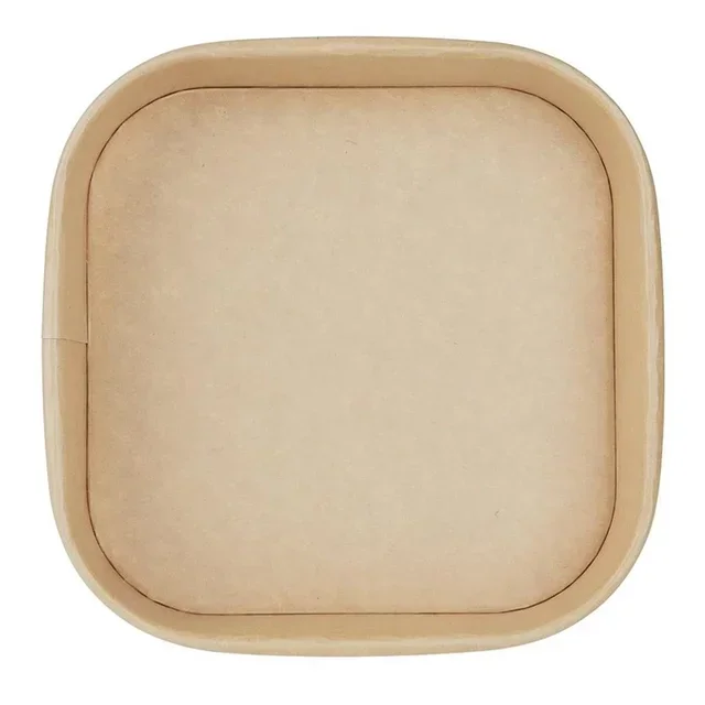 Barquettes Alimentaires Carrées Éco-Responsables 1,2 L - Pack de 300 unités