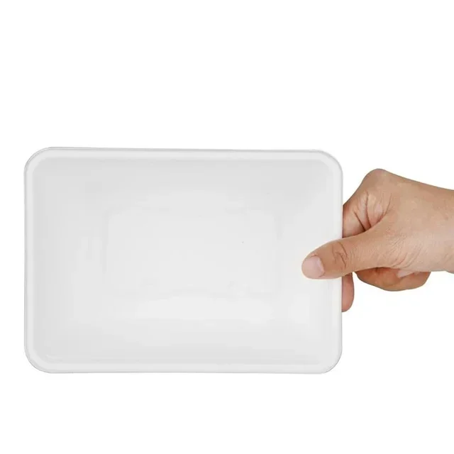 Barquettes Alimentaires Écologiques en Bagasse de Canne à Sucre 1000ml - Lot de 100 unités - Biodégradables et Compostables