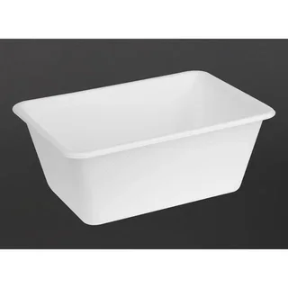 Barquettes Alimentaires Écologiques en Bagasse de Canne à Sucre 1000ml - Lot de 100 unités - Biodégradables et Compostables