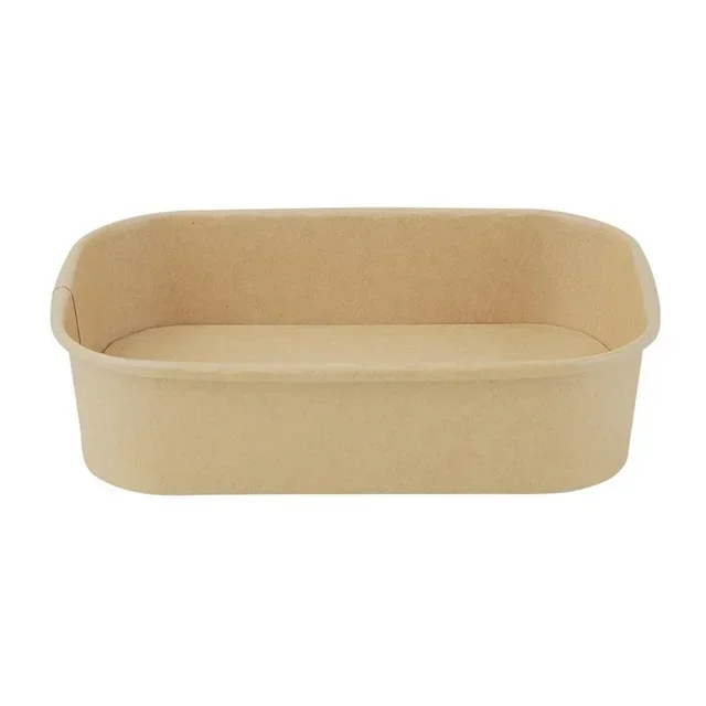 Barquettes Alimentaires Rectangulaires 600 ml - Lot de 300 - Écologiques et Réutilisables