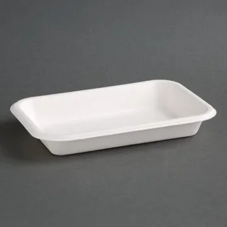 Ökologische Bagasse-Speisebehälter 340 ml - Packung mit 50