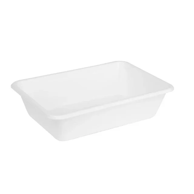 Barquettes Jetables en Bagasse de Canne à Sucre 650ml - Lot de 100 - Biodégradables et Compostables
