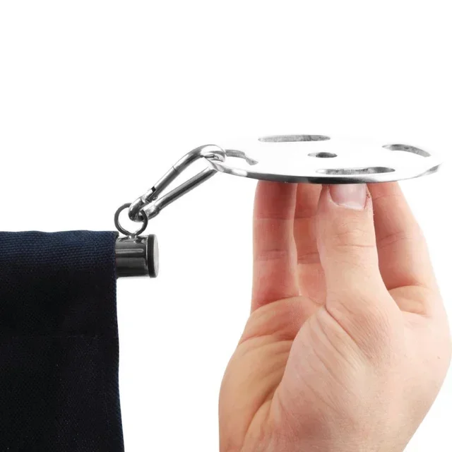 Barriera di Sicurezza in Tessuto Nero con Sistema di Fissaggio Completo