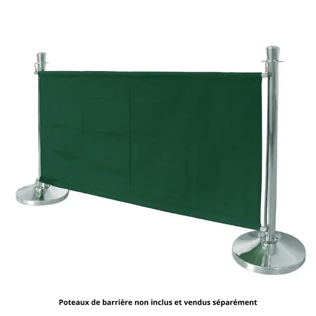 Grüner Stoff-Gartenzaun