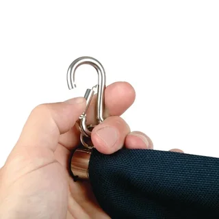 Barrière de Sécurité Textile Rouge avec Kit de Fixation