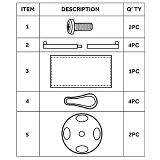 Barrière de Sécurité Textile Rouge avec Kit de Fixation