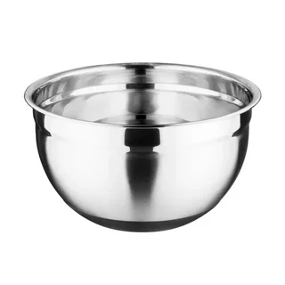 Cuenco de Cocina de Acero Inoxidable 3 Litros con Base Antideslizante de Silicona