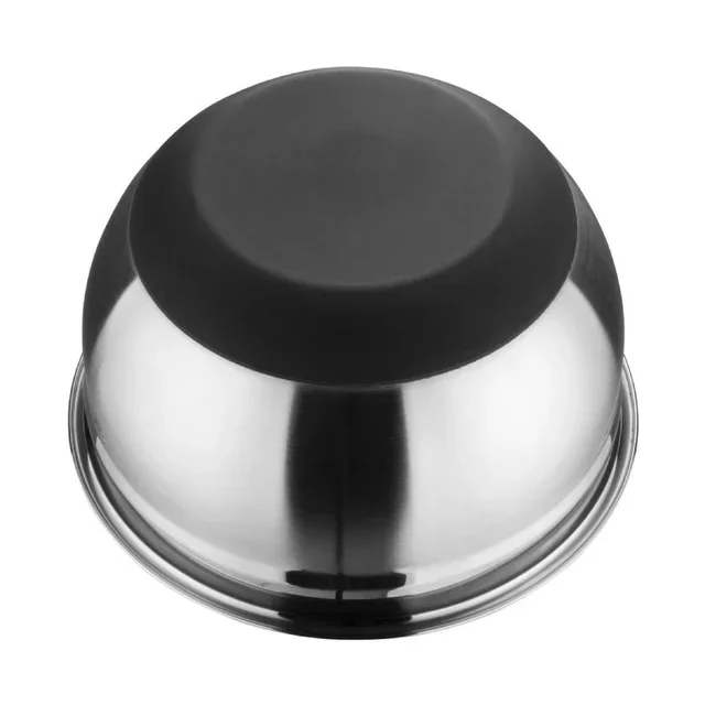 Cuenco de Cocina de Acero Inoxidable 3 Litros con Base Antideslizante de Silicona