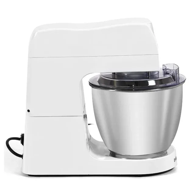 7 Liter White Planetary Mixer - Professional Multifunctional Dough Kneader